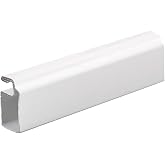 Prime-Line Aluminum Screen Frame, 7/16 x 3/4 x 72", White (Box of 20)