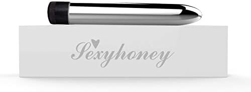 Discreet Gift by AUQITEK - Bullet Wand Vibration - 5 inch - in Silver - Best Rated for Women Travel Comes in Private Gift Packing