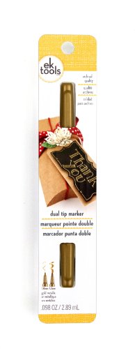EK Tools Writing Marker Gold Dual Tip (55-30063)