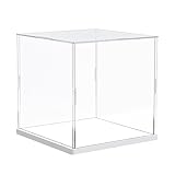 Nynelly Acrylic Display Case, Clear Display Case