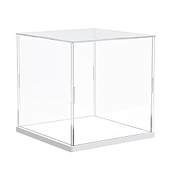 Nynelly Acrylic Display Case, Clear Display Case