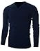 GIVON Mens Slim Fit Soft Cotton Long Sleeve Lightweight Thermal Crew Neck T-Shirtthumb 4