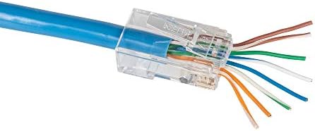 Klein Tools Vdv826 762 Pass Thru Modular Data Plug Rj45 Cat5e