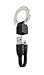 [Apple MFi Certified] Merkury Innovations POWERLOOP Lightning to USB Keychain with 3-Inch High-Speed Rubberized Cable for iPhone & iPad - Black