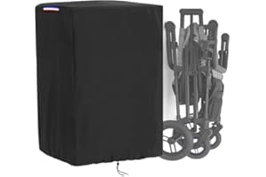 Rilime Wagon Cover for Jeep Wagon Stroller (Cover Only),420D Waterproof Covers for Jeep Wagon Wrangler,Deluxe,Aries (32"L x 25" W x 42" H)