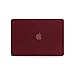 LENTION Hard Case for MacBook Pro (Retina, 13-inch, Late 2012 to Early 2015) - Model A1425 and A1502, with Keyboard Cover and Port Plugs, Matte Finish Case with Rubber Feet (Wine Red)