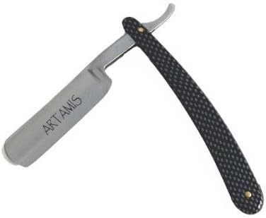 Artamis Straight Razor - Carbon Fibre Effect