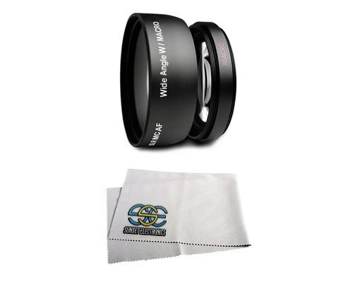 WIDE ANGLE MACRO LENS The Sony HDR-CX110, CX150, CX300, CX350V, XR150, XR350V HD Handycam Camcorder