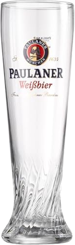 Ritzenhoff & Breker Weizenbierglas Paulaner, 0.5 L, 30-er Set, Weizengläser mit beliebtem Brauerei-Logo, Spülmaschinengeeignet