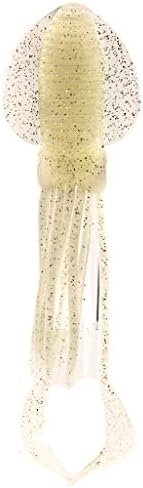 Likero Bait Fishing Lure,Light-Emitting Squid Soft Plastic Bait Fishing Bait Tool,Glow Luminous Squid Octopus Soft Plastic Bait Fishing Lure Tackle Tool⭐⭐⭐⭐⭐ (M)