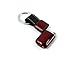 Lightbox Keychain Metal with Leather Refillable Bustane Gas Cigarette Lighter by LliVEER