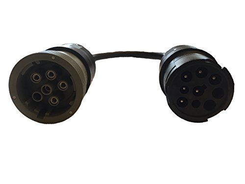 Diesel Laptops 88890257 9-pin to 6-pin Converter Cable for Volvo VOCOMM by
