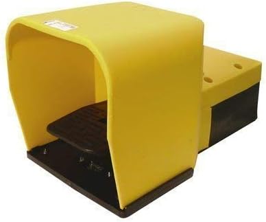AIRCOMP - 1/4" BSP GUARDED PEDAL VALVE 5/2 - 5/2 Pneumatic Foot Pedals (Pneumatic Valves)