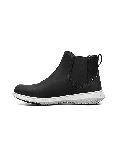 BOGS JUNIPER CHELSEA II WOMEN’S WATERPROOF CASUAL BOOTS, BLACK, 6 M