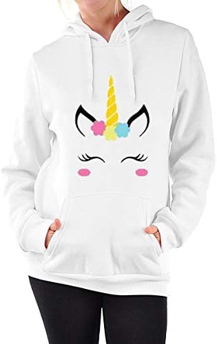oboss Cute Unicorn Rainbow Pullover Hoodie Sweatshirt Long Sleeve Sweater Hoodie for Girls and Women