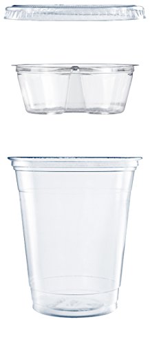 Dart PF35C1CP Grab and Go Kit Combo with Single Compartment Insert (Case of 500 Kits)