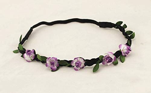 Accessories Pda - 3pcs Lot Fashion Women Bride Flower Headband Bohemian Style Rose Crown Hairband Ladies Elastic Beach - Accessories Headband Artificial Dried Flowers Crown Hawaiia - Thumbnail 4