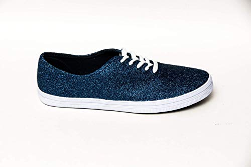navy sparkle sneakers