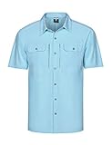 Little Donkey Andy Men’s Stretch Quick Dry UPF50+ Short Sleeve Shirt for Hiking, Travel, Camping