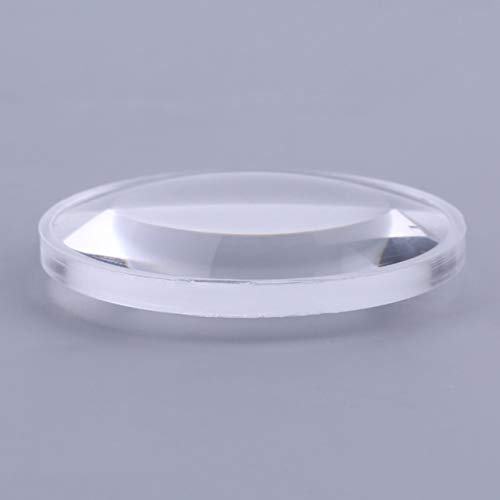 Liobaba 1PCS 37mm Dia Double Aspheric Convex Lens 45mm Focal Length Virtual Reality VR Biconvex Lens Optics Lens for Camera Projector - Thumbnail 3