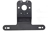 Kaper II 1M-V-9194 Black License Plate Bracket