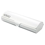 Aluminum Eyeglasses Case,EZESO Hard Shell Matte Elegant Frosted Slim Light Metal Spectacles Box For Small Frames (Silver)