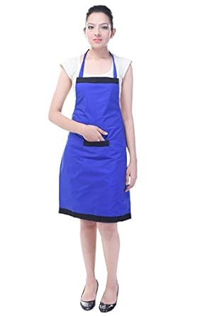 Switchon Royal Blue Waterproof Kitchen Apron Free Size