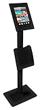 Mount-It! Anti-Theft iPad Floor Stand | Secure iPad Floor Kiosk | Adjustable iPad 9.7 Floor Mount with Document Tray for iPad, iPad Air 9.7 (MI-3770B)