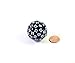 Sixty-Sided Polyhedral RPG Gaming Die Dice - Black by Hedral