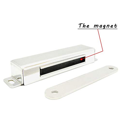 Door Catch,Door Magnet,Cabinet Magnets,Magnetic Door Catch,Suitable Cabinet Magnet Closet Catches,2 Pack, Slim Magnetic Screw.