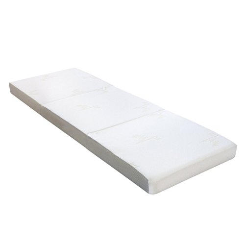 Milliard Tri Folding Mattress, with Ultra Soft Removable Cover and Non-Slip Bottom,...