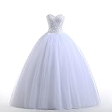 Beautyprom Women's Ball Gown Lace Bridal Wedding Dresses