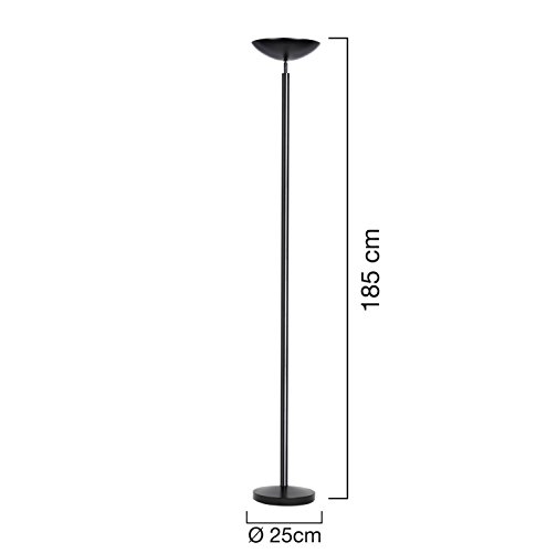 UNILUX 400050389 LED vloerlamp DELY LED plafond schijnwerper zwenk en dimbaar dimfunctie zwart - Afbeelding 5