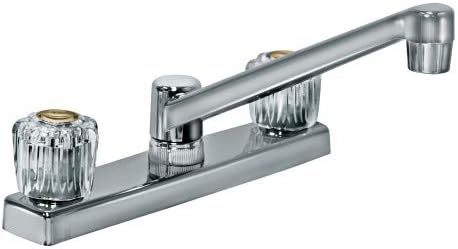 Aquaplumb 1551010 Water Saving 2 Handle Plastic Kitchen Faucet No