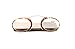 SOOLALA Women Men Go Everywhere SOS Pince Nez Style Nose Resting Pinching Portable Wallet Reading Glasses, BlackLeopard, +2.0x