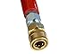 6000 PSI BLACK 2 Wire Braid Pressure Washer Hose 50' w/ Couplers