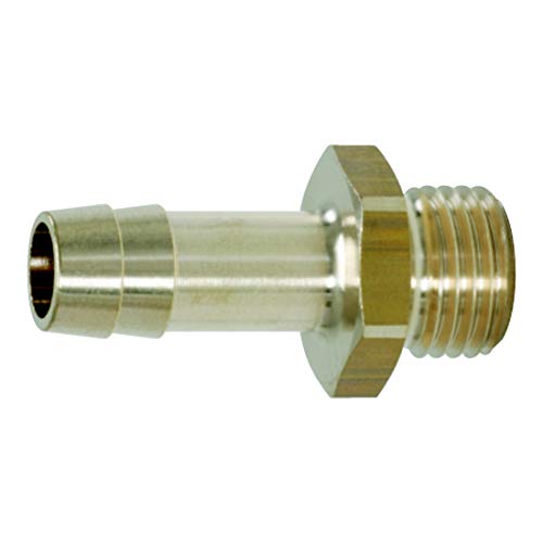 KS Tools 515.3390 Manguitos de manguera de latón con rosca exterior, 45°, G3/8"AGx13mm