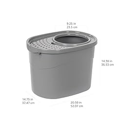 Amazon Basics Large Cat Litter Box with High