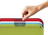 Joseph Joseph Duo Icon 4-Piece Colour Coded Cutting Board Set with Storage Stand view 2