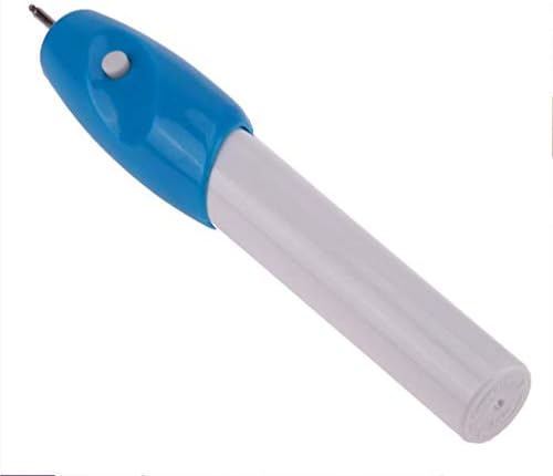 TAOHOU Electric Engraving Pen Electric Lettering Pen Electric Carving Brush White&blue