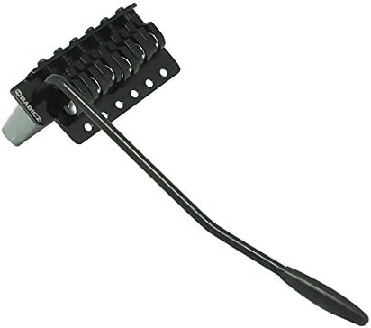 Babicz FCHZ6STWBKP Full Contact Hardware Z Series 6 Hole Strat Tremolo Wide Spacing, Black