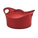 Rachael Ray Stoneware 2.75-Quart Casseround Covered Round Casserole, Red