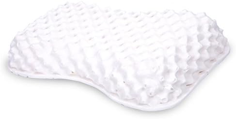 Jacy Home Pure Natural Latex Foam Pillow -Talalay Massage Pillow Extra Comfort With Removable Zippered Cover 13.4"x22.8"x4"