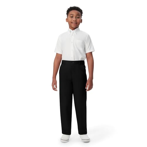 French Toast Boys Pull-On Relaxed Fit School Uniform Pant (Standard & Husky)