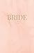 Bride To Be: Small Pink & Gold Wedding Planning Notebook; Bride To be Notebook; Engagement Gift for Bride; Wedding Shower Gift for Bride; 80 Lined Pages (Bridal Notebooks) (Volume 6)