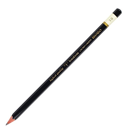 Tombow MONO Drawing Pencil, 3B, Graphite 12-Pack