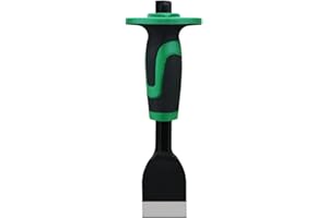 CKJSJ Heavy Duty Masonry Chisel,9.8 inches Brick Chisel with Hand Protection for Concrete, Bricks, and Stones (1PCS）