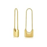 Sloong 14k Gold Plated Pin Chunky Earring Link