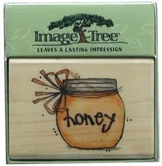 Image Tree Rubber Stamp - Honey Pot