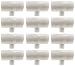 Backyard Barnyard PVC Tee Fittings for Automatic Poultry and Rabbit Watering Systems Schedule 40 PVC 1/2